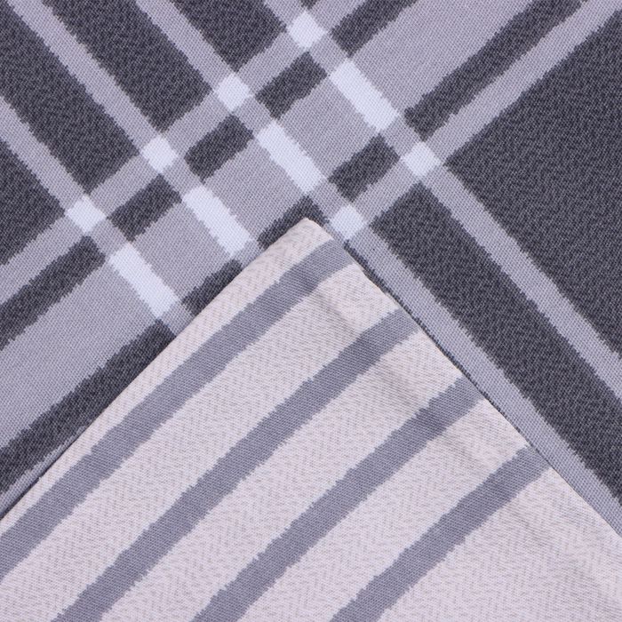 Постельное бельё LoveLife евро Square gray, 200х217см, 225х240см, 50х70см-2шт, сатин, хлопок 125г/м