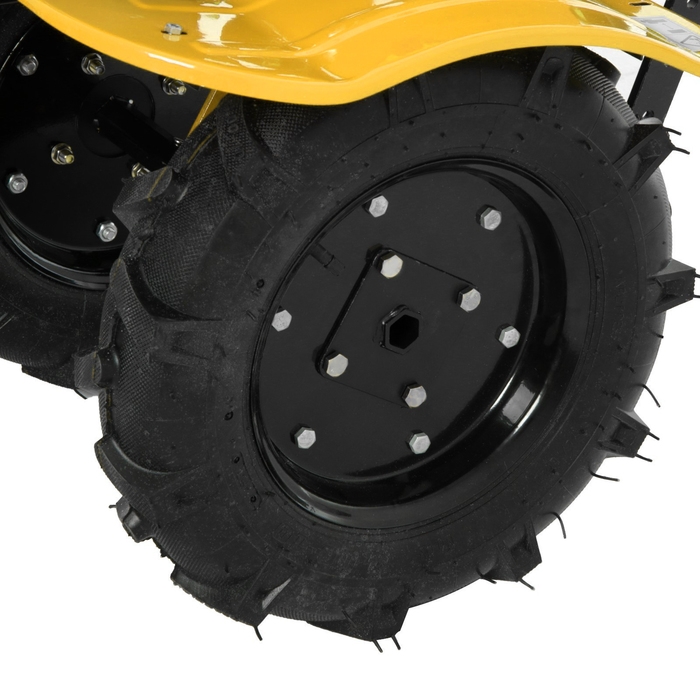 Мотоблок ТУНДРА, 7 л.с., чугунный редуктор, скорости 2/1, колеса 4.00-10 Мотоблок ТУНДРА, 7 л.с., чугунный редуктор, скорости 2/1, колеса 4.00-10", ручной старт