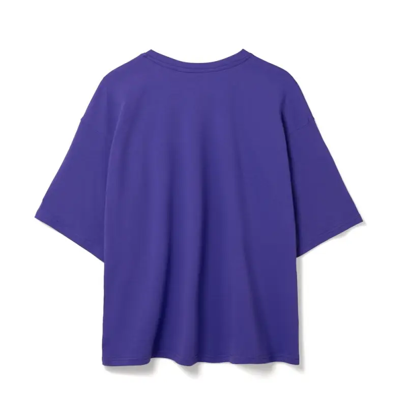 Футболка унисекс оверсайз Street Vibes, фиолетовая, размер M/L