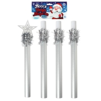 Посох Деда Мороза, 1,6 м, белый Посох Деда Мороза, 1,6 м, белый