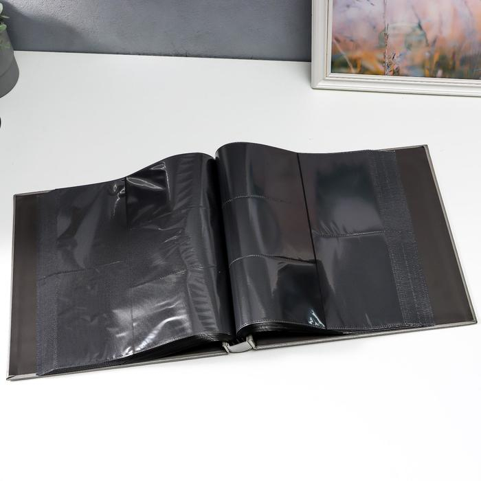 Фотоальбом на 600 фото 10х15 "Деревце" кожзам, серый