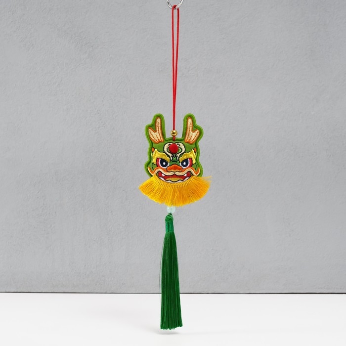 Подвеска-саше текстиль Подвеска-саше текстиль "Дракон" зелёная 2х7,5х24 см