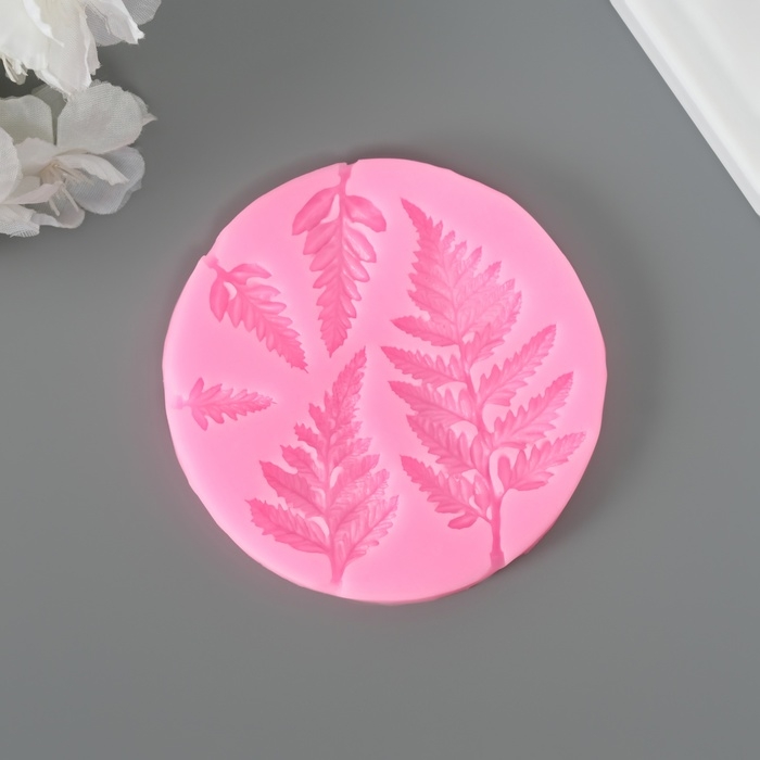 Молд силикон Молд силикон "Листья папоротника" 5 предметов