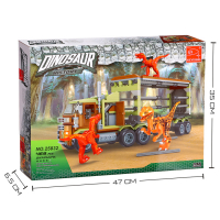 Конструктор &laquo;Диноленд. Фура для перевозки хищников&raquo;, 465 деталей