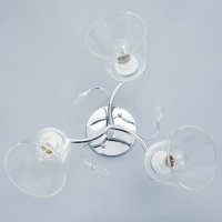 Люстра "Аиша" 3хЕ27 40Вт хром 50х50х27 см BayerLux