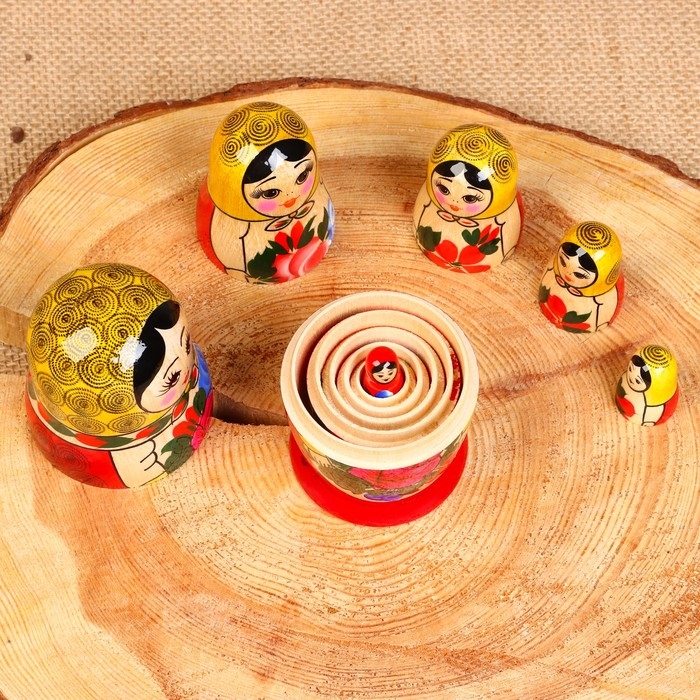 Матрёшка Матрёшка "Семёновская", 6 кукольная, высшая категория