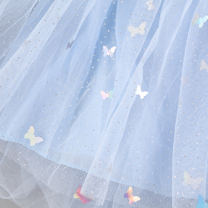 Карнавальный набор &laquo;Стильная принцесса&raquo;: ободок, платье голубое, рост 98-104 см