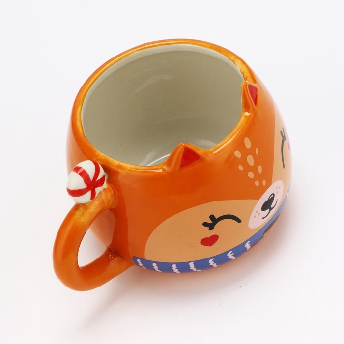 Новый год. Кружка керамическая&laquo;Белочка&raquo;, 400 мл