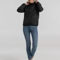 Куртка с подогревом Thermalli Meribell черная, размер S