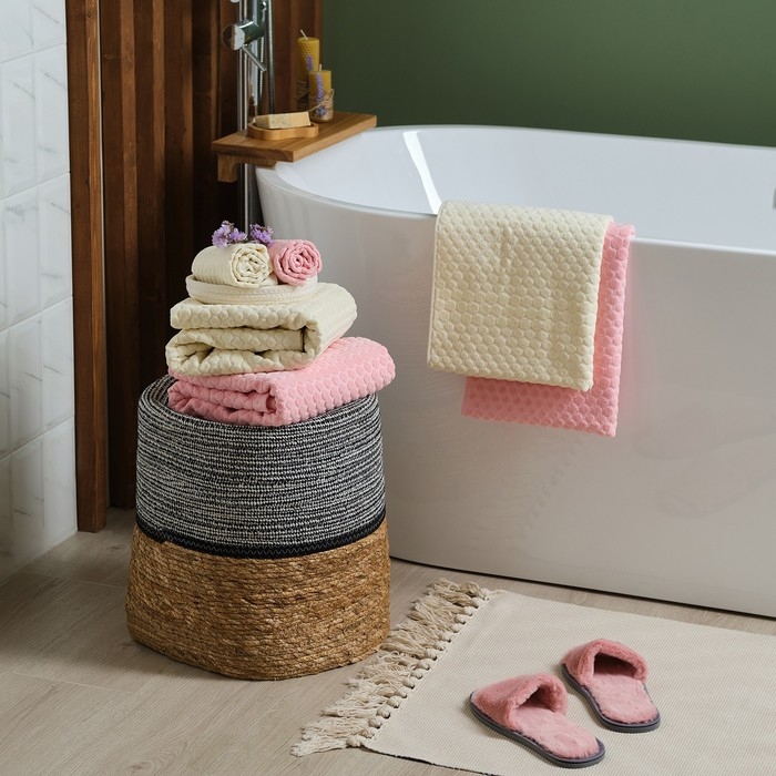 Полотенце махровое LoveLife &laquo;Комфорт&raquo; 30х50 см, розовый, 100% хлопок, 500 гр/м2