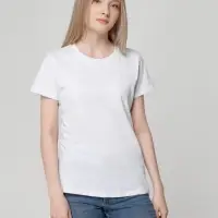 Футболка женская T-bolka Lady белая, размер L