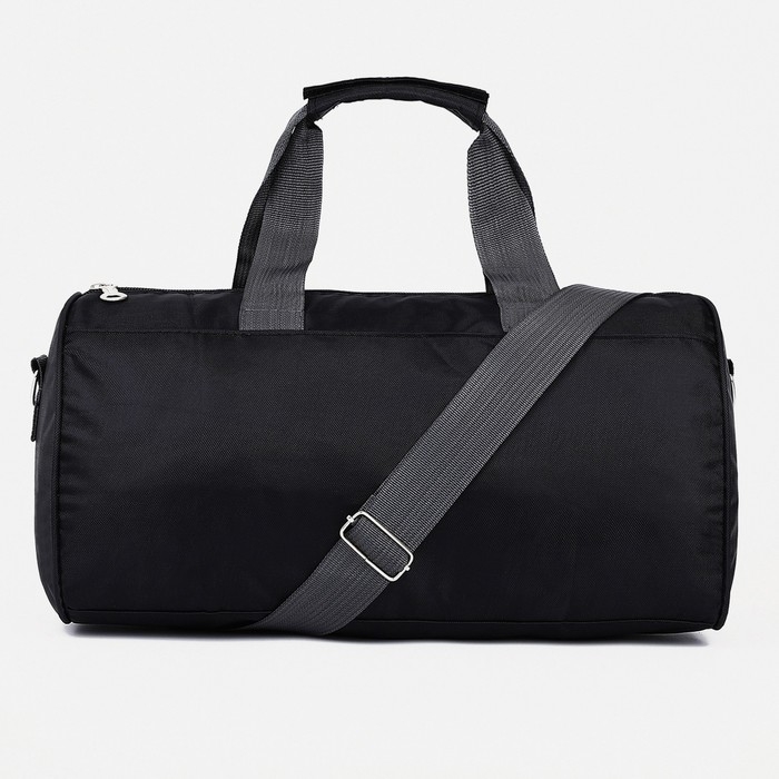 Сумка спортивная на молнии, длинный ремень, маленький размер, цвет чёрный/синий Сумка спортивная на молнии, длинный ремень, маленький размер, цвет чёрный/синий