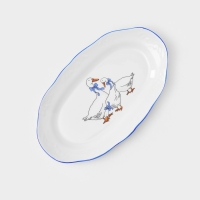 Сервиз фарфоровый столовый &laquo;Гуси&raquo;, 48 предметов