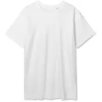 Футболка унисекс T-Bolka 180, белая, размер M