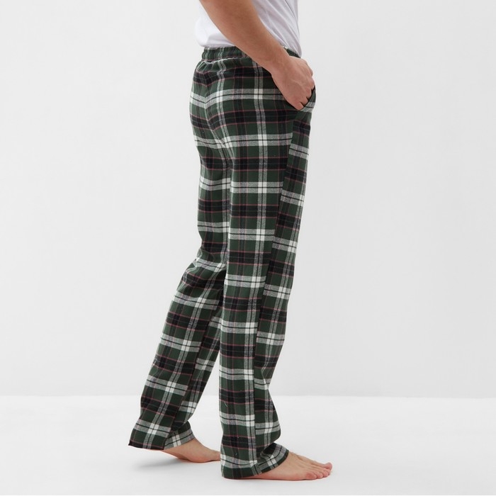 Брюки мужские домашние KAFTAN размер 56, зеленый