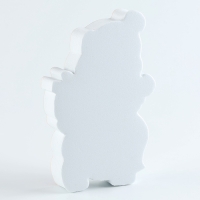 Аппликация пайетками для детей на новый год &laquo;Снеговик&raquo;, набор для творчества