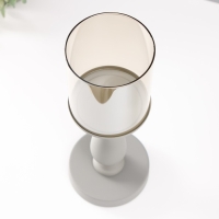 Подсвечник металл на 1 свечу d=10 см "Воланд" серый 11х11х36 см Подсвечник металл на 1 свечу d=10 см "Воланд" серый 11х11х36 см