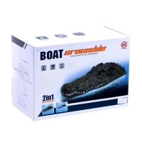 Катер радиоуправляемый &laquo;Крокодил&raquo;, 2 в 1, работает от аккумулятора
