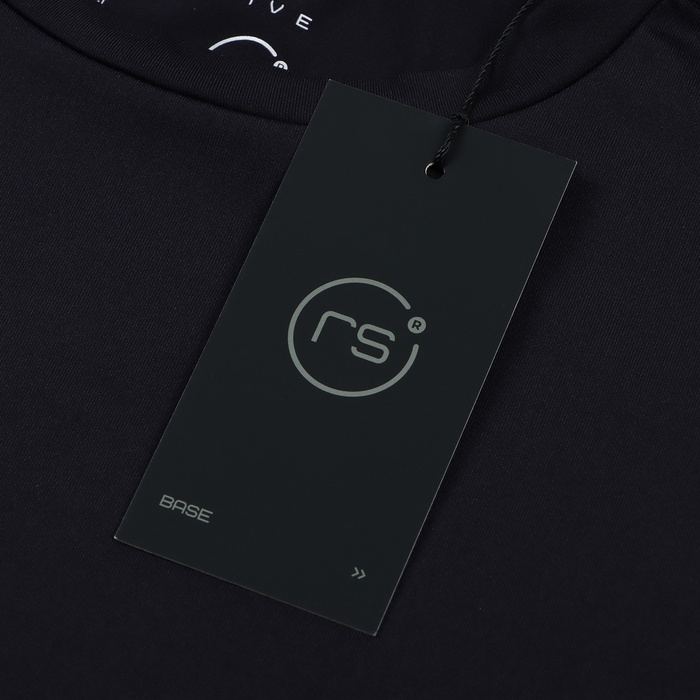 Рашгард мужской с дл. рукавом, базовый, размер XL (52), цвет черный