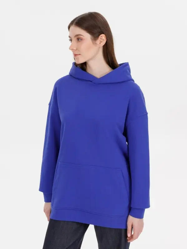 Худи оверсайз унисекс Outshine, ярко-синее, размер XS/S