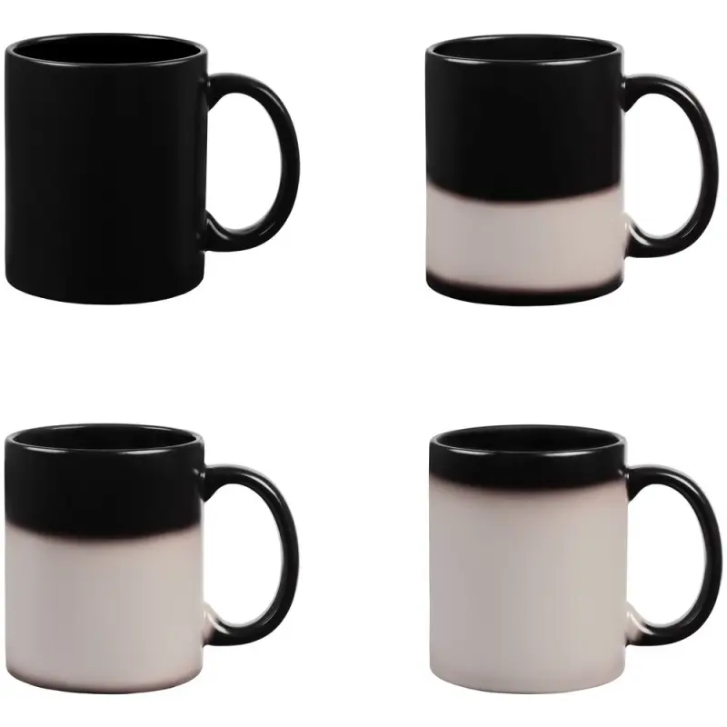 Кружка-хамелеон On Display, матовая, черная Кружка-хамелеон On Display, матовая, черная