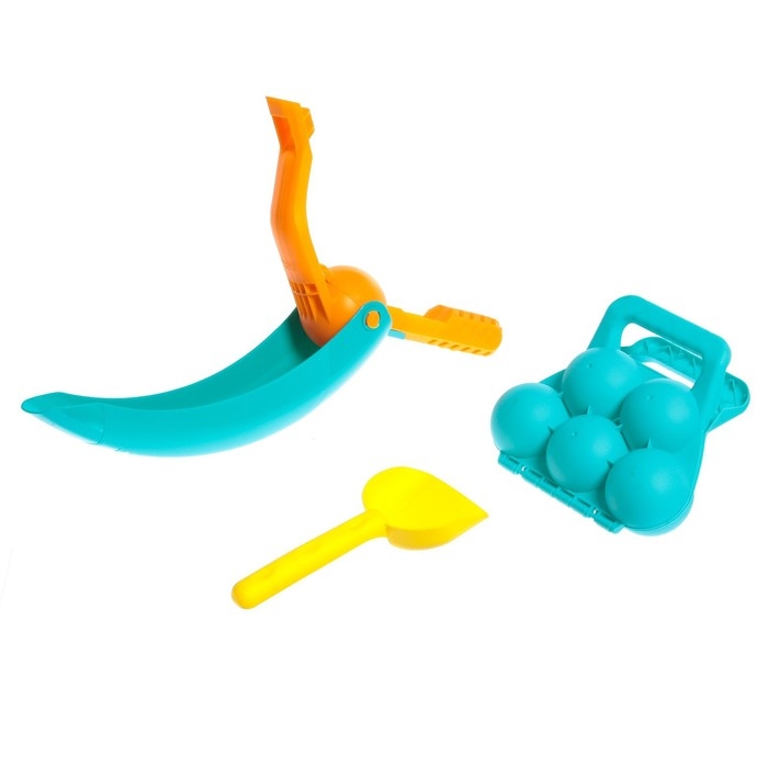 Игровой набор &laquo;Играем в снежки&raquo;, 3 предмета, цвета МИКС