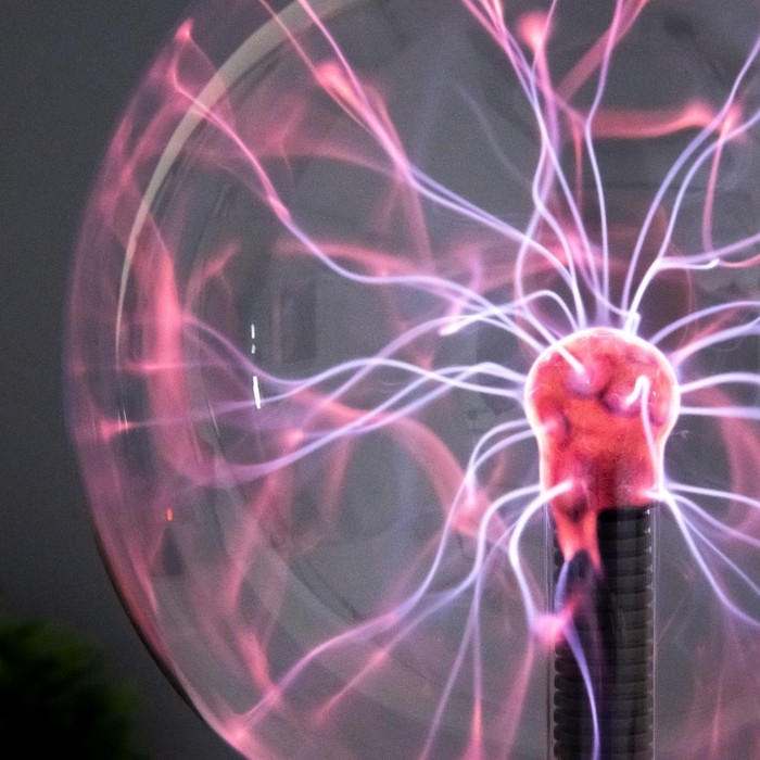 Плазменный шар "Большой" черный 10х10х29 см RISALUX