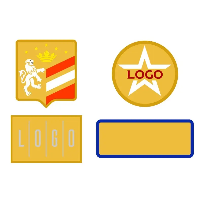 Шеврон из габардина Gabo M, желтый