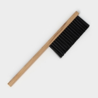 Щётка-смётка техническая, 39&times;2,5&times;1,6 см, трехрядная, 51 пучок, бук, синтетическое волокно чёрное