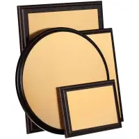 Плакетка Plaque, большая, венге с золотистой пластиной Плакетка Plaque, большая, венге с золотистой пластиной