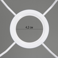 Абажур Е27 белый 28х28х18 см Абажур Е27 белый 28х28х18 см