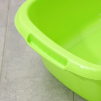 Таз овальный &laquo;Водолей&raquo;, 11 л, цвет салатовый