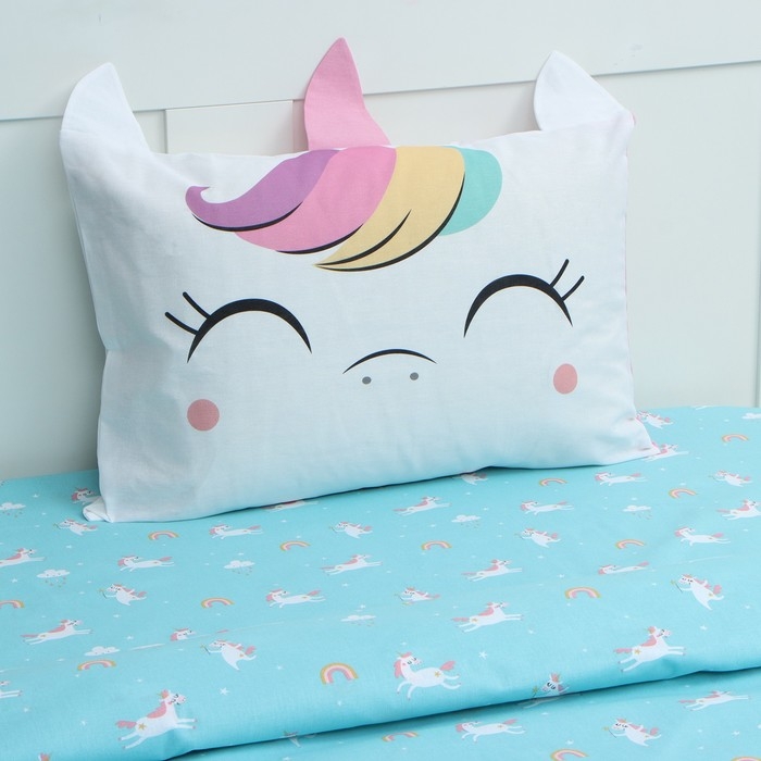 Постельное бельё Этель 1,5 сп Magical unicorn, 143х215 см, 150х214 см, 50х70 см -1 шт, 100% хл, бязь Постельное бельё Этель 1,5 сп Magical unicorn, 143х215 см, 150х214 см, 50х70 см -1 шт, 100% хл, бязь