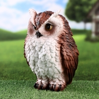 Садовая фигура "Мудрая сова" 16х16х26см /// Садовая фигура "Мудрая сова" 16х16х26см ///