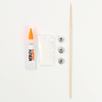 Набор для творчества «Ёлочные игрушки», лоскутки, 3 шара Набор для творчества «Ёлочные игрушки», лоскутки, 3 шара