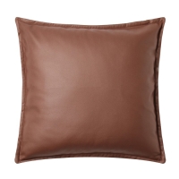 Наволочка декоративная "Этель" кожзам 45х45 см, коричневый Наволочка декоративная "Этель" кожзам 45х45 см, коричневый