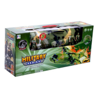 Самолет &laquo;Армия&raquo; с солдатами, свет и звук