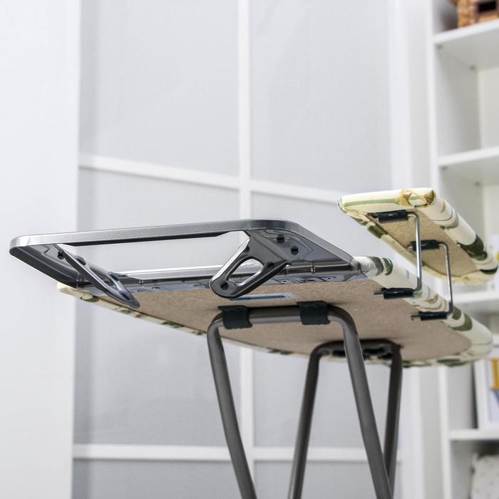 Доска гладильная Nika &laquo;Белль Классик 2&raquo;, 122&times;34 см, два положения высоты 70, 80 см, европодставка, микс