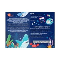 Настольная игра развивающая &laquo;Зубастые акулята&raquo;, 30 карт, 60 фишек, 2 зеркала, деталь акулы, 4+