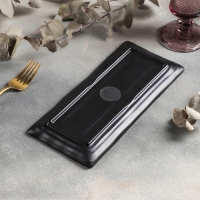 Блюдо &laquo;Чёрный Восток&raquo;, 26&times;11,3&times;1,5 см, цвет чёрный