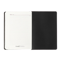 Ежедневник датир 2025г А5 176л ESCALADA, тв обл, иск кожа, бл тис,ляс,кр бл 70г/м2,чёрный