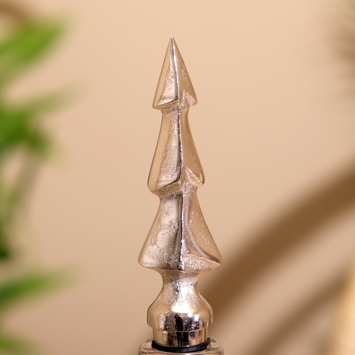 Пробка для бутылки "Ёлочка" алюминий 3х3х17 см