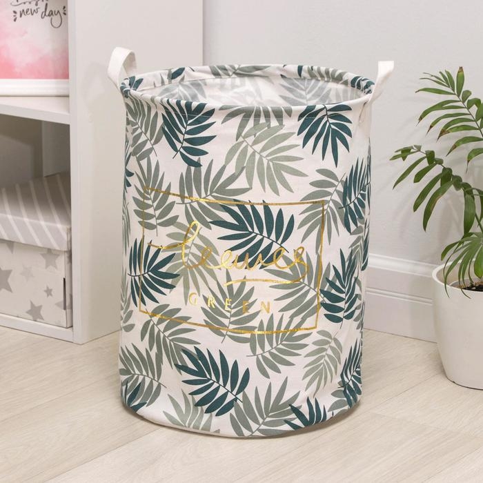 Корзина бельевая текстильная &laquo;Джунгли&raquo;, 35&times;45 см