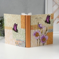 Фотоальбом на 200 фото 10х15 см "Бабочка и ирисы" в коробке 5х21х25,5 см Фотоальбом на 200 фото 10х15 см "Бабочка и ирисы" в коробке 5х21х25,5 см