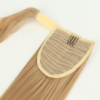 Хвост накладной, прямой волос, на резинке, 60 см, 100 гр, цвет блонд (#SHT24) Хвост накладной, прямой волос, на резинке, 60 см, 100 гр, цвет блонд (#SHT24)