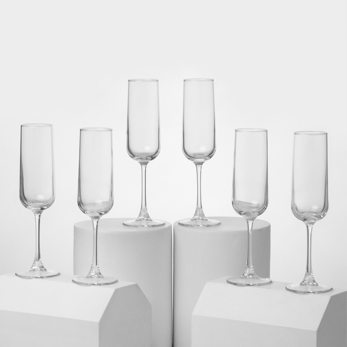 Набор стеклянных бокалов CASUAL, 165 мл, 6 шт Набор стеклянных бокалов CASUAL, 165 мл, 6 шт