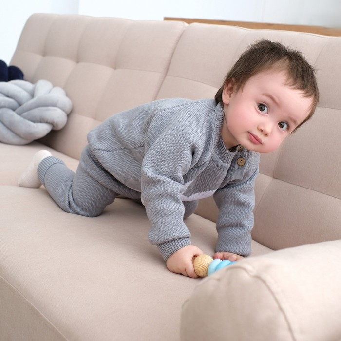 Комплект вязаный Крошка Я «Заяц», рост 86-92 см Комплект вязаный Крошка Я «Заяц», рост 86-92 см