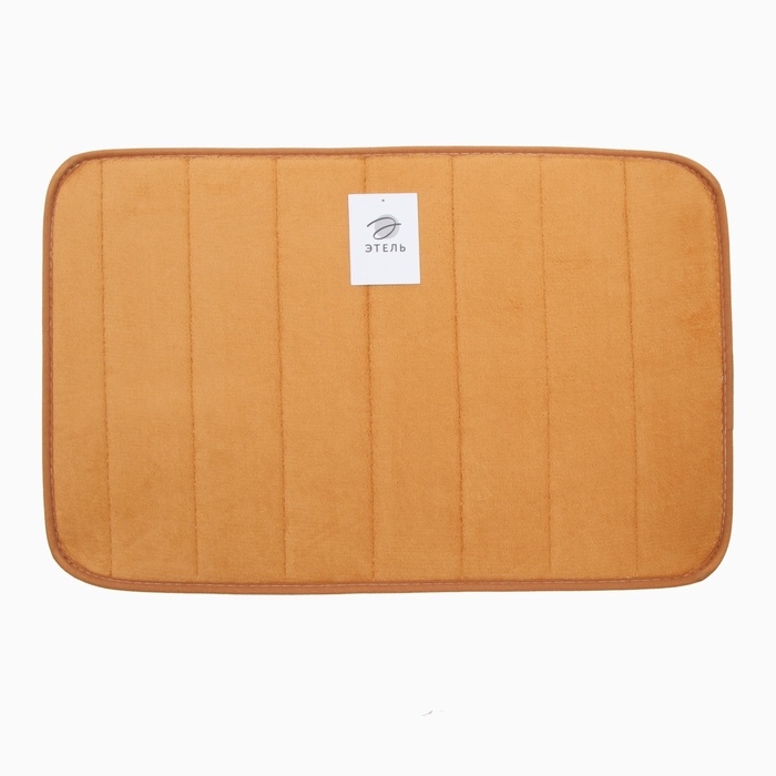 Коврик для ванной Этель Basic, цв. светло-коричневый, 40х60 см Коврик для ванной Этель Basic, цв. светло-коричневый, 40х60 см