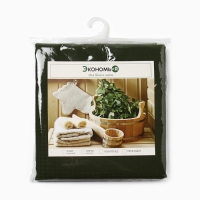 Простыня вафельная для бани Экономь и Я 150х180 см, хакки, 200 гр/м2, 100% хл