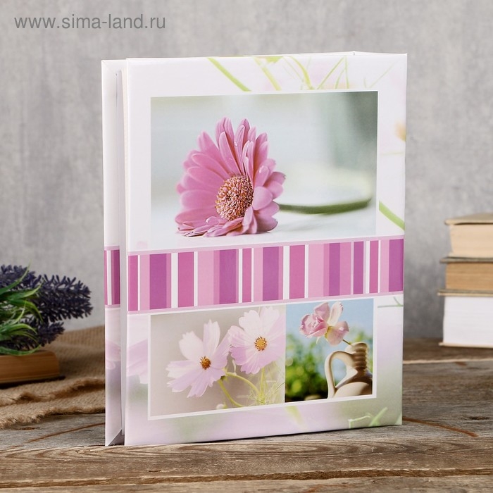 Фотоальбом Fotografia на 200 фото, 10x15 см., "Цветы"